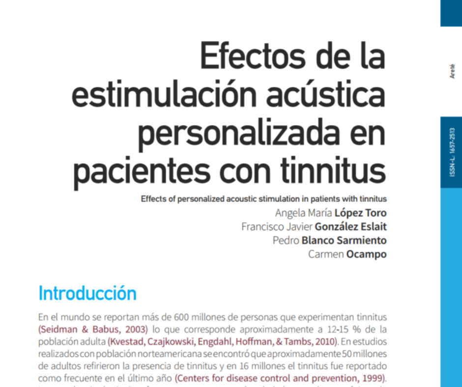 Efectos de la estimulación acústica personalizada en pacientes con tinnitus